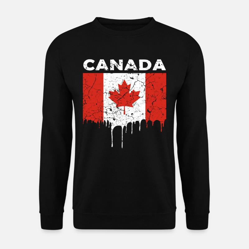 Canada flag - Unisex Sweatshirt - black