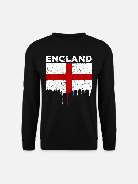 Drapeau de l'Angleterre - Sweat-shirt Unisexe - noir