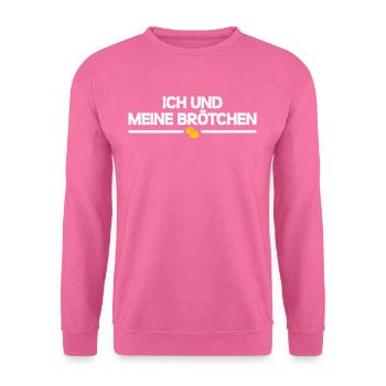 Ich und meine Brötchen - Unisex Pullover - Pink - Vorne