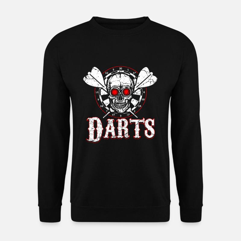 jeu de fléchettes - Sweat-shirt Unisexe - noir