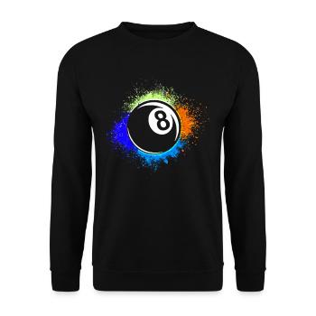 Billard - Unisex Pullover - Schwarz - Vorne - Alina (178cm) & Michal (187cm)