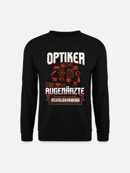 Optiker - Unisex Pullover - Schwarz