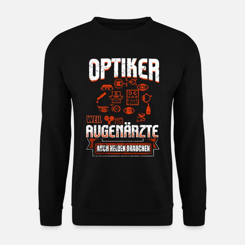Optiker - Unisex Pullover - Schwarz