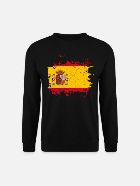 Spanien Flagge - Unisex Pullover - Schwarz