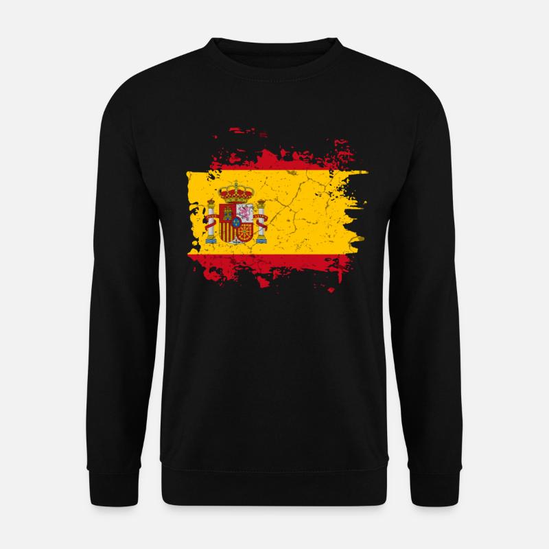Spain flag - Unisex Sweatshirt - black