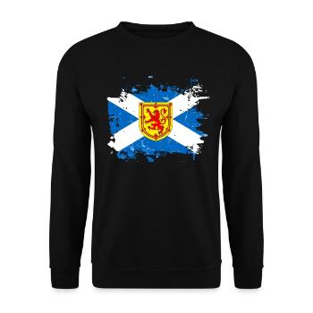 L'Ecosse - Sweat-shirt Unisexe - noir - Devant - Alina (178cm) & Michal (187cm)