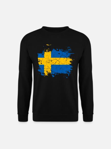 Drapeau suède - Sweat-shirt Unisexe - noir