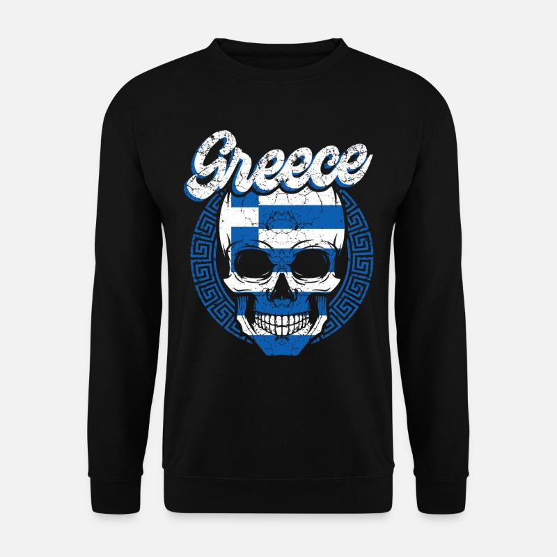 Grèce - Sweat-shirt Unisexe - noir