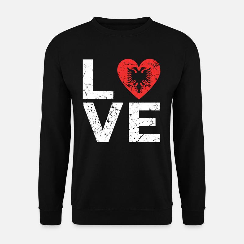 Albanien Kosovo Albaner - Unisex Pullover - Schwarz