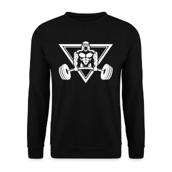 Gorilla Power - Unisex Pullover - Schwarz - Vorne - Alina (178cm) & Michal (187cm)