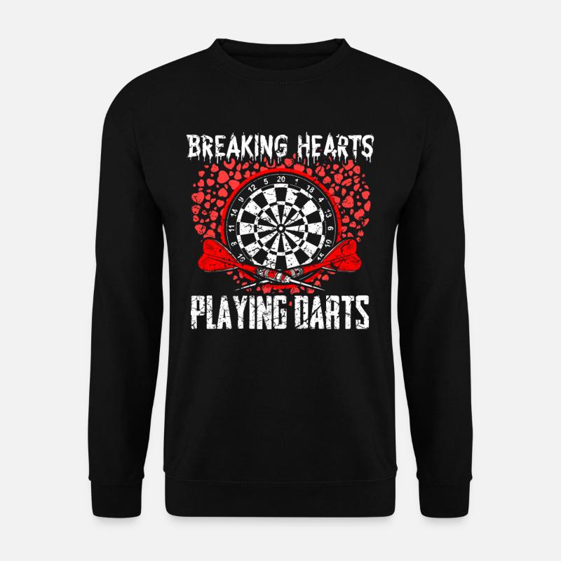 Dart Darts - Unisex Pullover - Schwarz