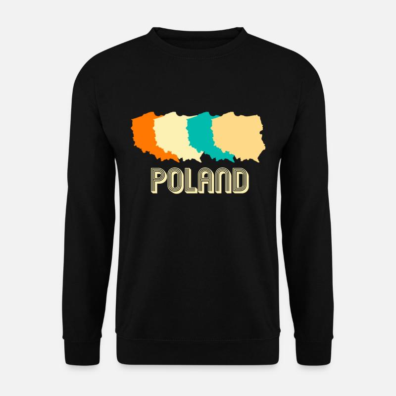 Poland Polska - Unisex Sweatshirt - black