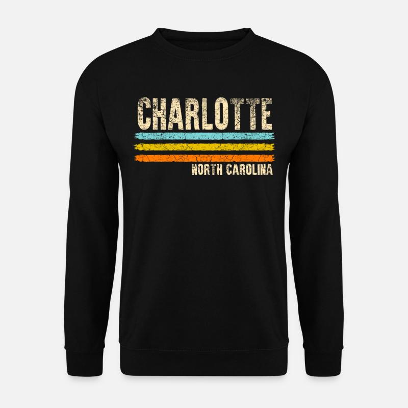 Charlotte North Carolina - Unisex Sweatshirt - black