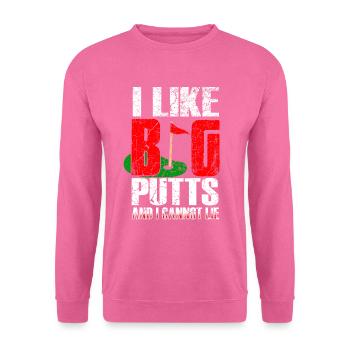 Lustiger Golfer Spruch - Unisex Pullover - Pink - Vorne