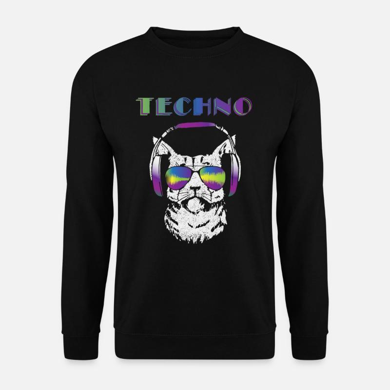Techno - Sweat-shirt Unisexe - noir