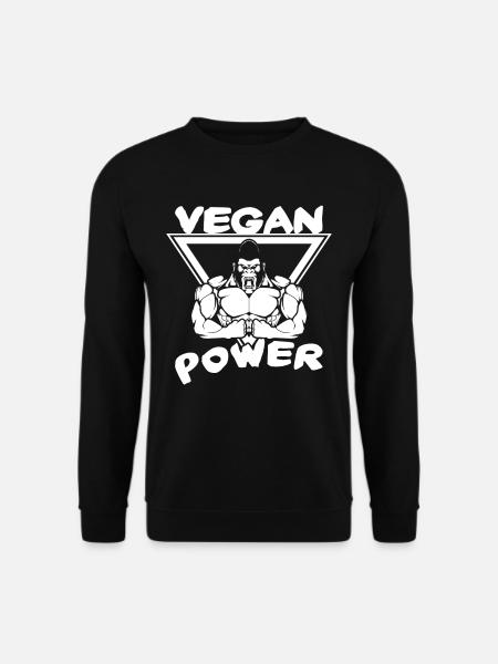 Vegan Power - Unisex Pullover - Schwarz