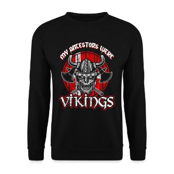 Viking danois - Sweat-shirt Unisexe - noir - Devant - Alina (178cm) & Michal (187cm)