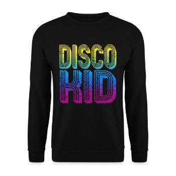 Disco kid - Unisex Sweatshirt - black - Front - Alina (178cm) & Michal (187cm)