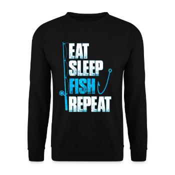 Pêcheur - Sweat-shirt Unisexe - noir - Devant - Alina (178cm) & Michal (187cm)