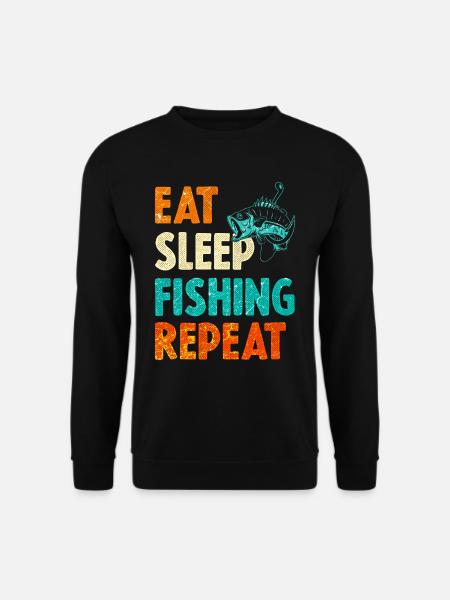 Fishing angler - Unisex Sweatshirt - black