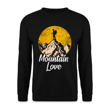 grimpeur - Sweat-shirt Unisexe - noir - Devant - Alina (178cm) & Michal (187cm)
