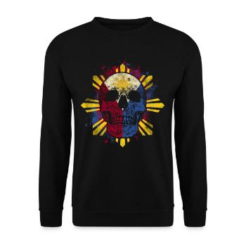 Philippinen - Unisex Pullover - Schwarz - Vorne - Alina (178cm) & Michal (187cm)