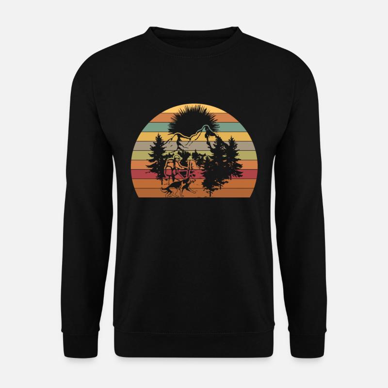 Wander Freunde - Unisex Pullover - Schwarz