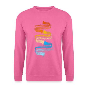 Saxophon - Unisex Pullover - Pink - Vorne