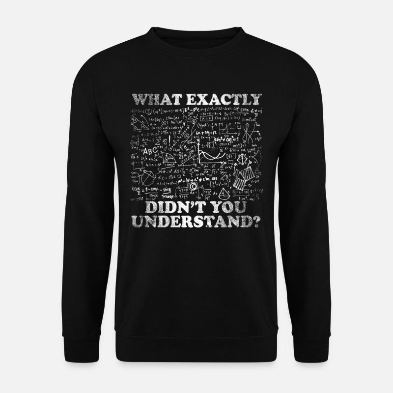 Formeln Physik Mathematik Lustig - Unisex Pullover - Schwarz