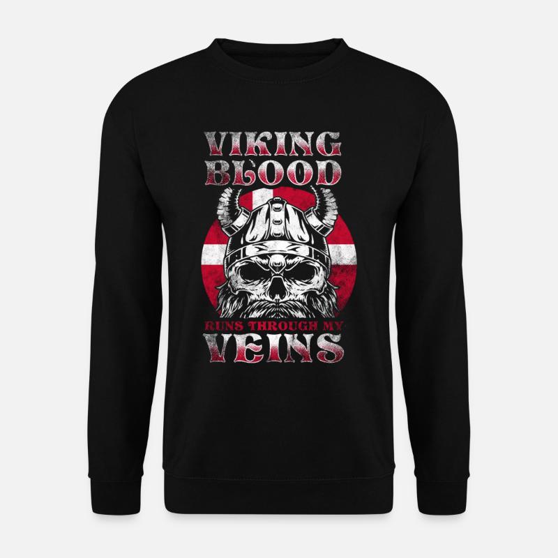 Denmark Vikings - Unisex Sweatshirt - black