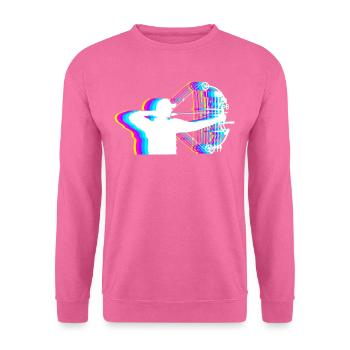 Bogenschiessen - Unisex Pullover - Pink - Vorne