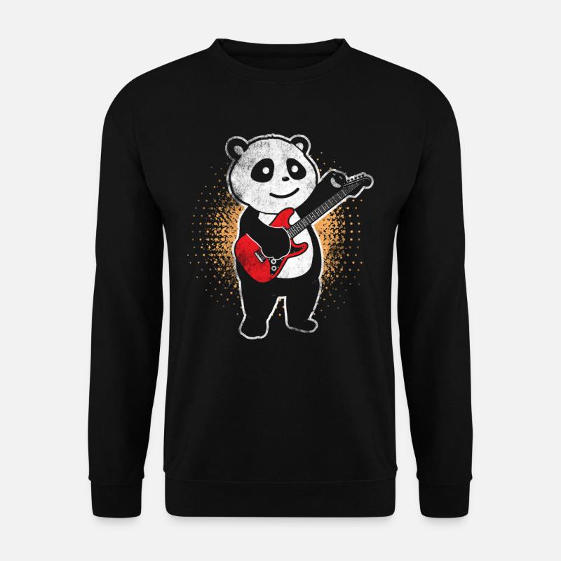 Panda guitarist - Unisex Sweatshirt - black