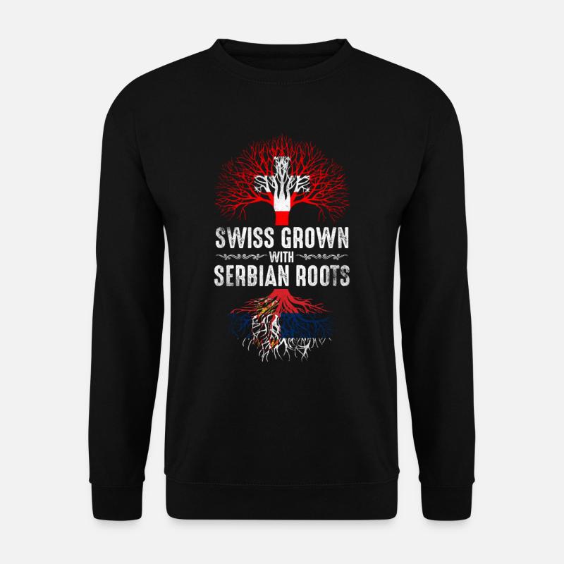 Suisse d'origine serbe - Sweat-shirt Unisexe - noir
