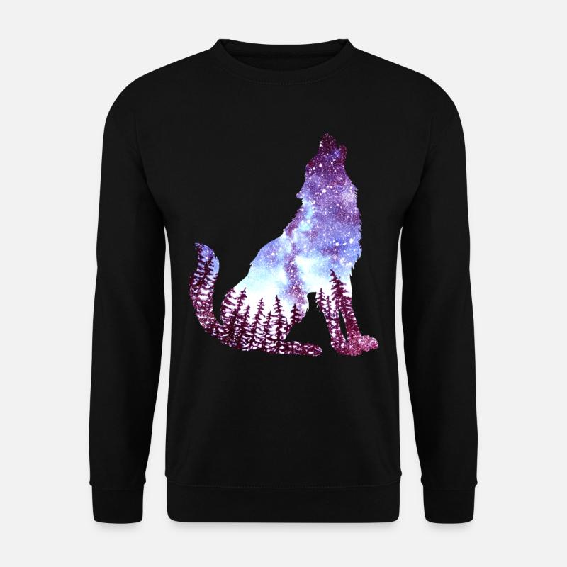 Loup - Sweat-shirt Unisexe - noir