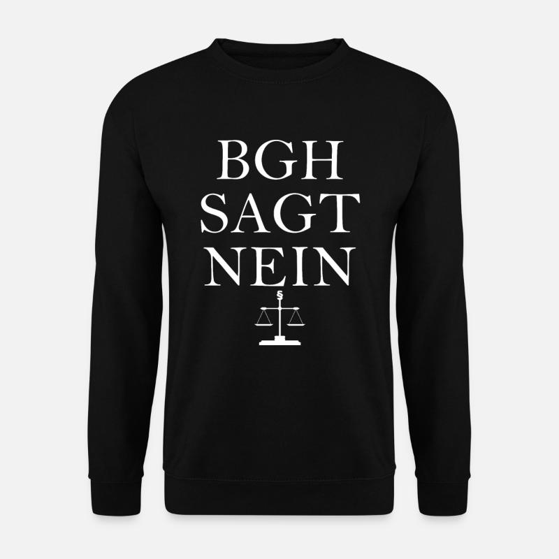 BGH Sagt Nein - Unisex Pullover - Schwarz