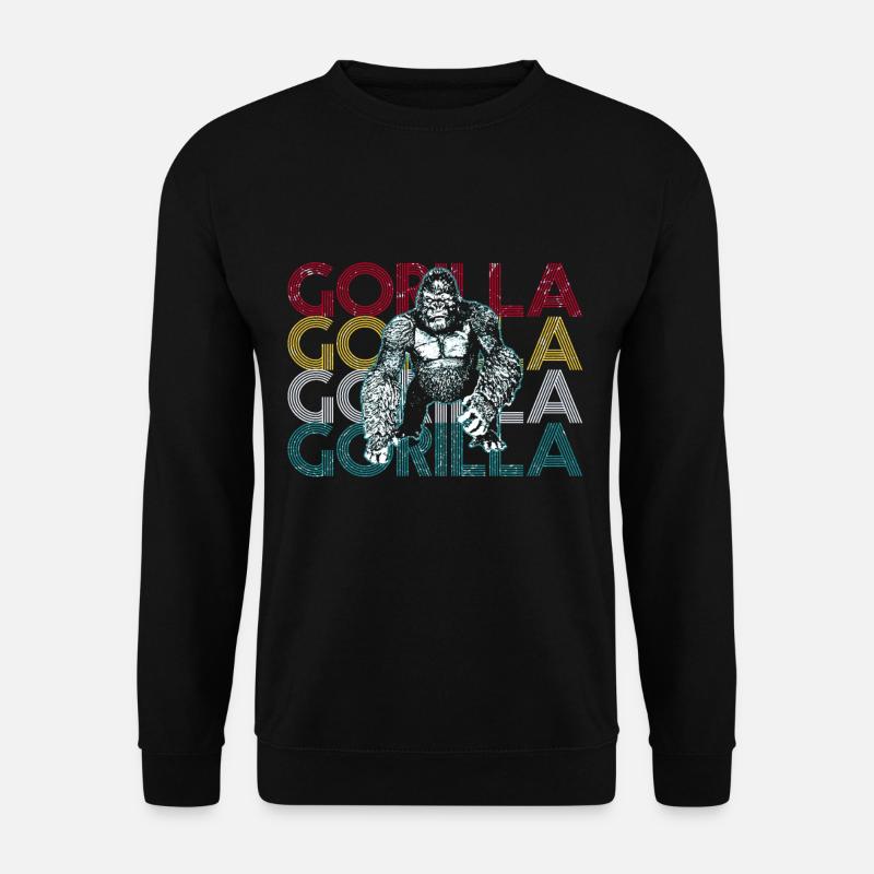 gorille - Sweat-shirt Unisexe - noir