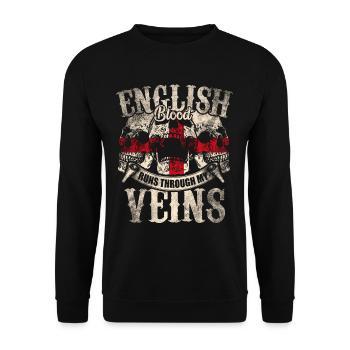 England Engländer - Unisex Pullover - Schwarz - Vorne - Alina (178cm) & Michal (187cm)
