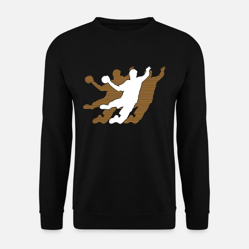 Handball Spieler Grafik - Unisex Pullover - Schwarz