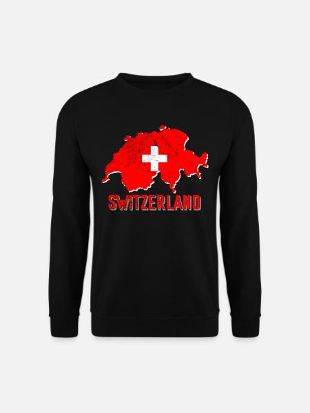 Suisse - Sweat-shirt Unisexe - noir