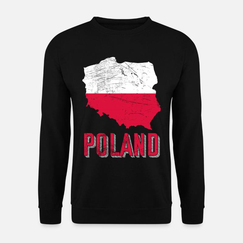 Poland - Unisex Sweatshirt - black