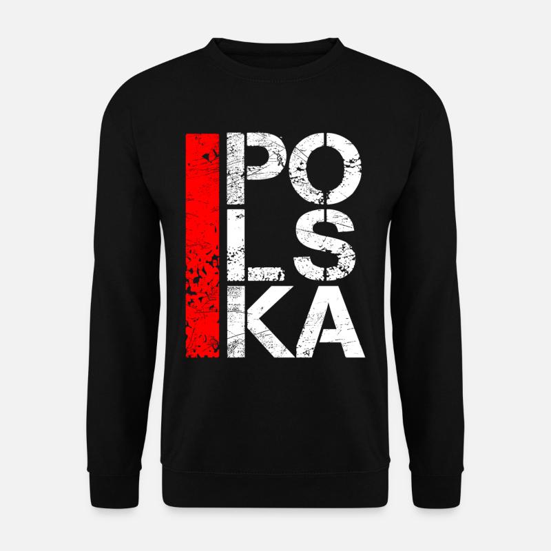 Poland - Unisex Sweatshirt - black