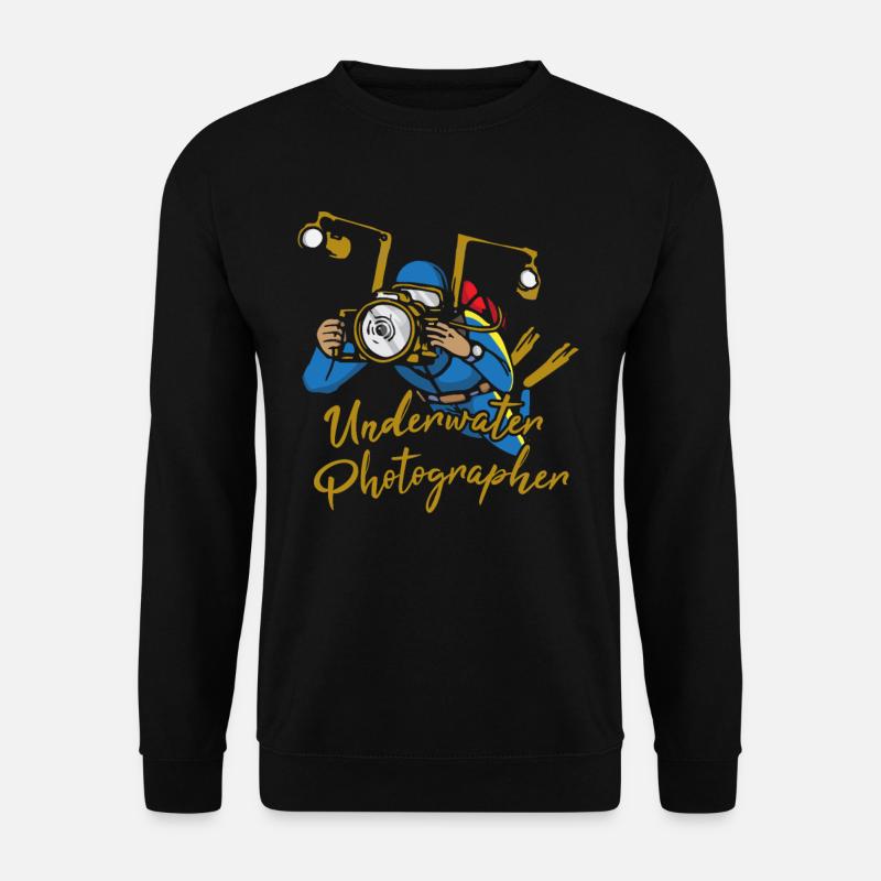 Photographer Taucher Unterwasser Fotograf Spruch - Unisex Pullover - Schwarz