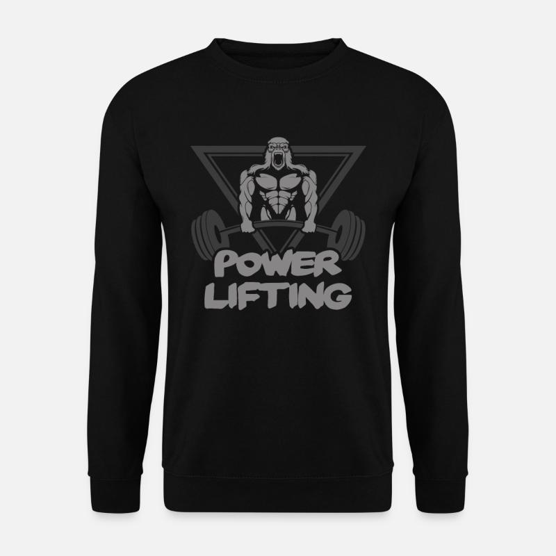 Power Lifting Kreuzheben Workout Shirt - Unisex Pullover - Schwarz