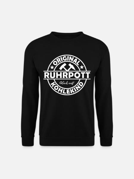 Original Ruhrpottkind Ruhrgebiet Geschenk - Unisex Pullover - Schwarz