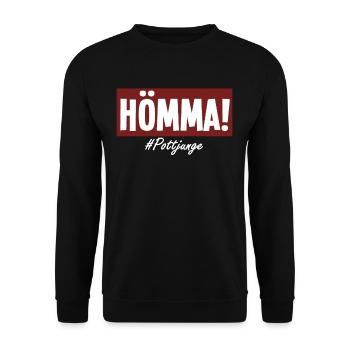 Original Ruhrpottkind Ruhrgebiet Geschenk - Unisex Pullover - Schwarz - Vorne - Alina (178cm) & Michal (187cm)
