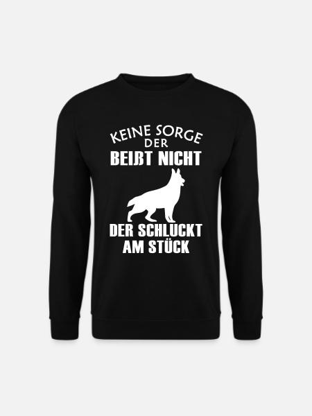 Cooles Schäferhunde Hunde Liebhe Geschenk - Unisex Pullover - Schwarz