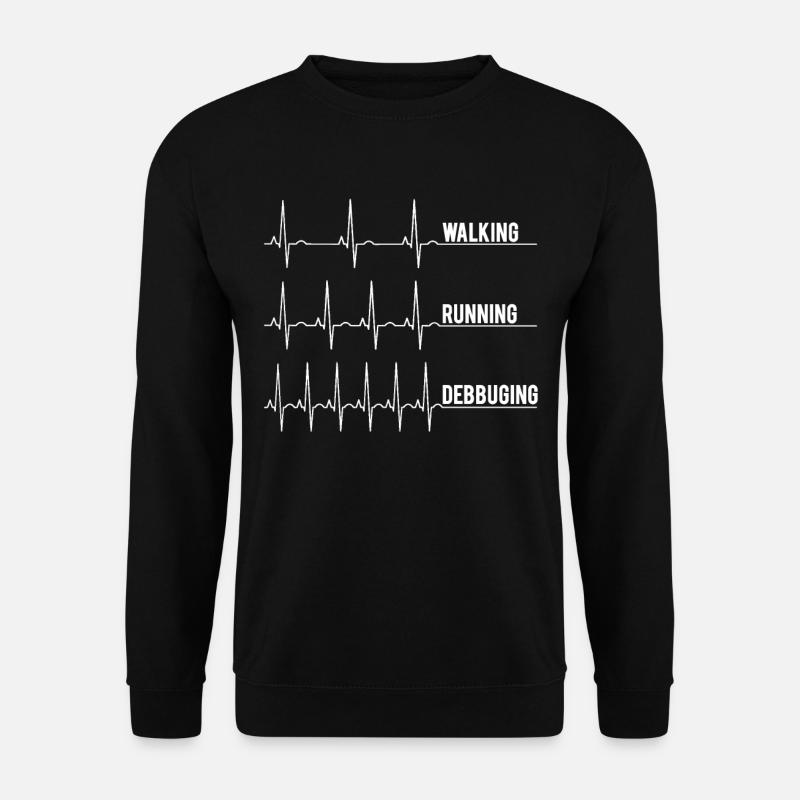 Programmeur et informaticien Wortsiel - Sweat-shirt Unisexe - noir