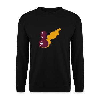 Cool chess queen king rook gift - Unisex Sweatshirt - black - Front - Alina (178cm) & Michal (187cm)