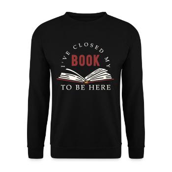 Bookworms & Bookworm Book Gift - Sweat-shirt Unisexe - noir - Devant - Alina (178cm) & Michal (187cm)