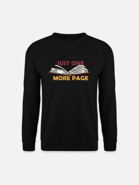 Leseratten & Bücherwurm Buch Geschenk - Unisex Pullover - Schwarz